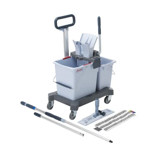 VILEDA US Pro Double Bucket Ready to Go Kit (25 + 10 literes)