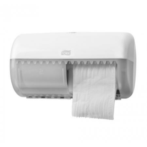 TORK 557000 Elevation duplatekercses kisgurigás toalettpapír-adagoló, műanyag, fehér