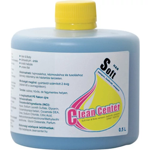 Soft Hair &amp; Body sampon és tusfürdő szappan, 0,5 L