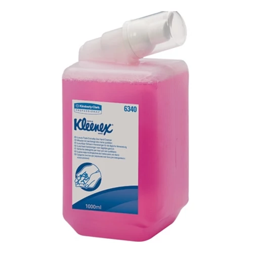 KC 6340 Kleenex kéztisztító habszappan mindennapi használatra, virágillatú, 1000 ml (6 flakon/karton)