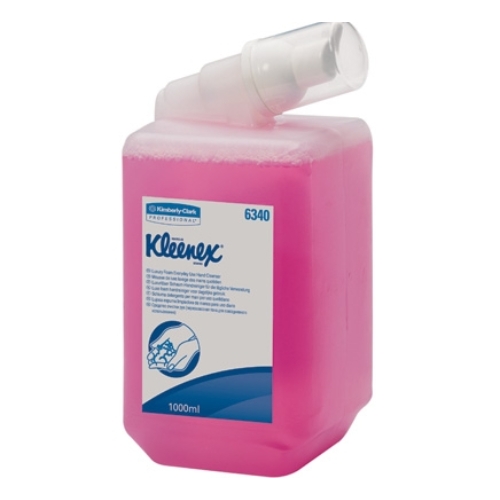 KC 6340 Kleenex kéztisztító habszappan mindennapi használatra, virágillatú, 1000 ml (6 flakon/karton)