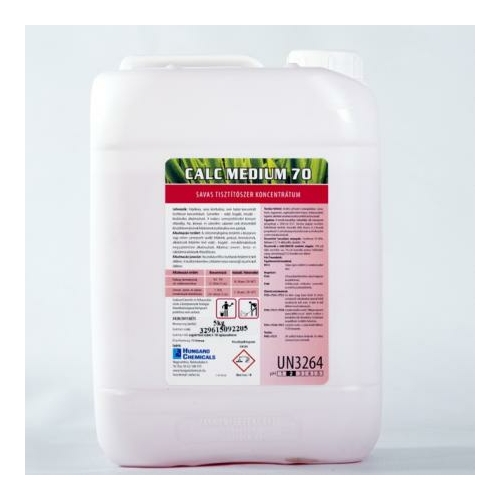 HC Calc Medium 70 savas tisztítószer koncentrátum (emelt foszforsavval, habzásmentesen), 1 kg