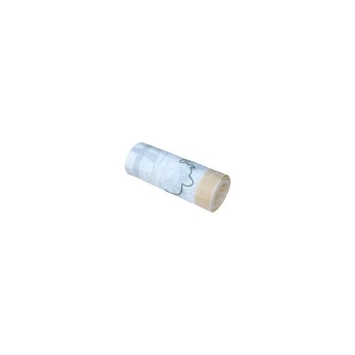 Kukazsák zárószalaggal, 12 L, fehér (20 db/tekercs)