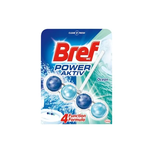 Bref Power Aktiv toalettfrissítő, Ocean, 50 g
