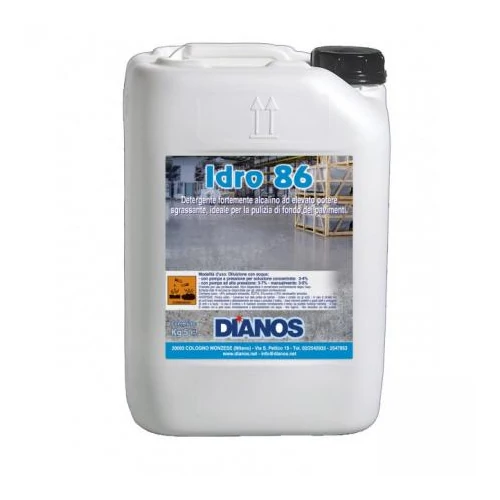 Dianos Idro 86 lúgos alaptisztító szer, 10 L