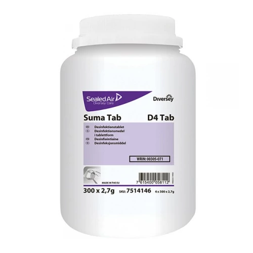 Diversey Suma Tab D4 klórtabletta (300 db/doboz)