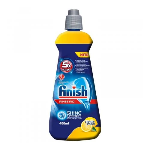 Finish Lemon Sparkle gépi öblítő, citrom illatú, 400 ml