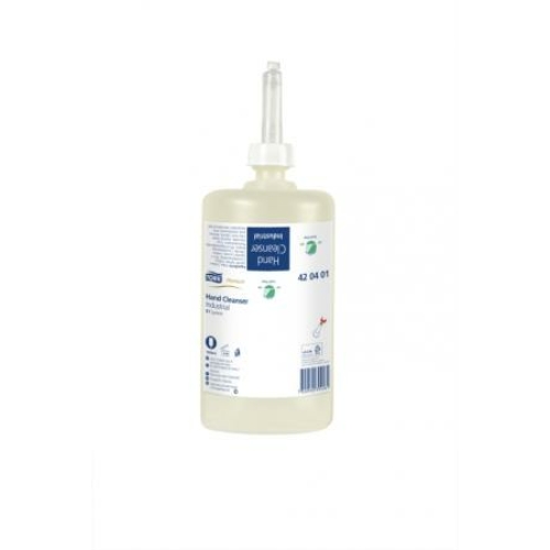 TORK 420401 olaj- és zsíroldó folyékony szappan, parfümmentes, áttetsző, 1 L, 1000 adag (6 flakon/karton)