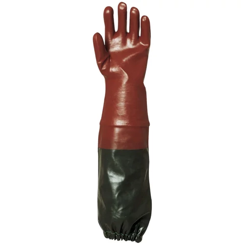 Hosszú kesztyű, 60 cm, PVC, mártott