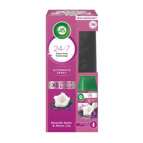 Air Wick Freshmatic készülék + 1 db utántöltő Bársony Szatén és Liliom