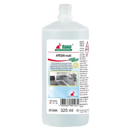 TANA Apesin Multi fertőtlenítő hatású általános tisztítószer, 325 ml (Green Care Quick &amp; Easy) - ÖKO