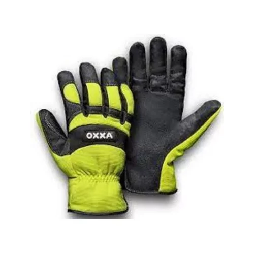 OXXA 51-610 X-Mech Hi-Vis Armor Skin kesztyű, rugalmas mandzsetta, M-es méret