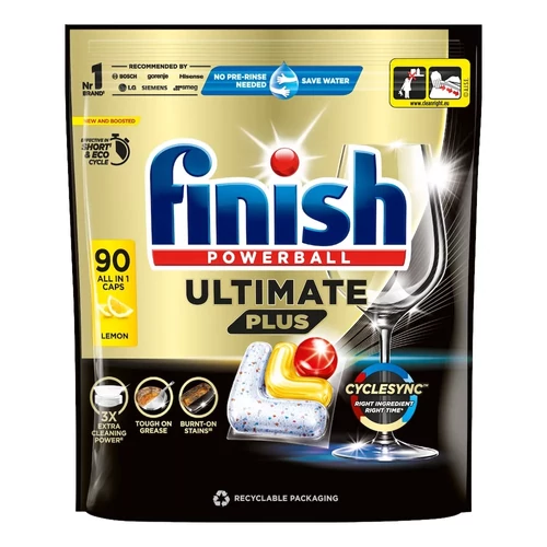Finish Ultimate Plus Lemon mosogatógép tabletta 90 db