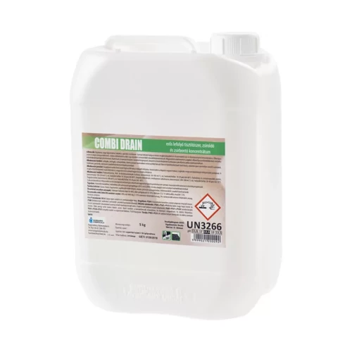 HC Combi Drain erős lefolyótisztító szer, zsíroldó és zsírbontó koncentrátum, 5 kg
