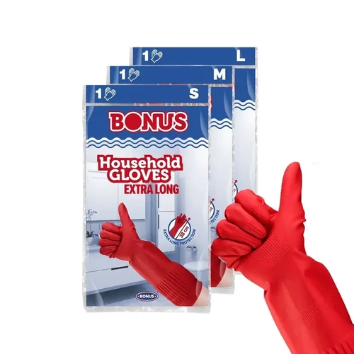 Bonus Gumikesztyű ultra hosszú 38 cm L-es