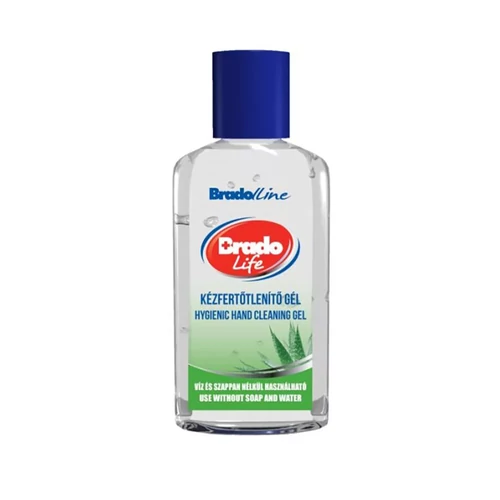 BradoLife kézfertőtlenítő gél, 50 ml