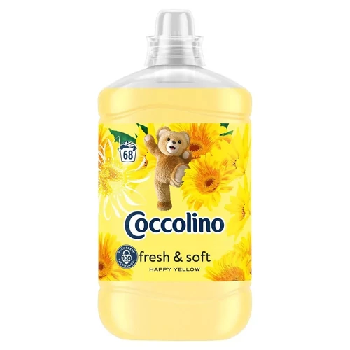 Coccolino Happy Yellow öblítőkoncentrátum 72 mosás 1800 ml