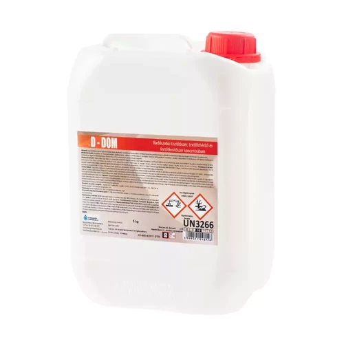 HC D-Dom fürdőszobai tisztítószer, textilfehérítő és fertőtlenítőszer koncentrátum, 5 kg