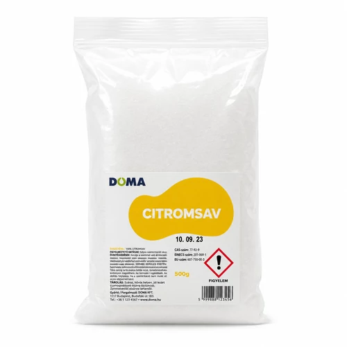 DOMA Citromsav zacskós 500g