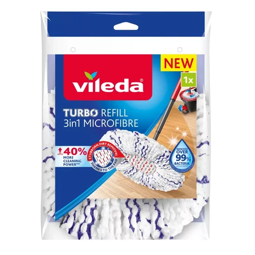 Vileda Turbo 3in1 mikroszálas felmosófej