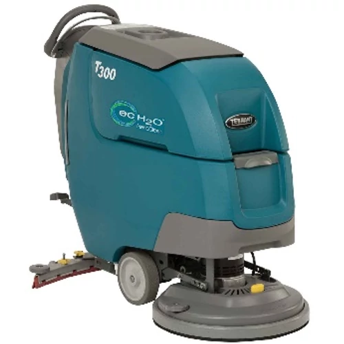 Tennant T300e 50cm menetmotorral (Beépített töltővel, menetmotorral, savas páncéllemezes akkumulátorral,fekete 20" súrolókefével ) 