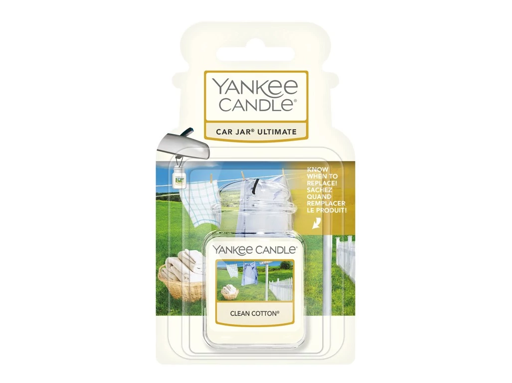 Yankee Candle® Clean Cotton Ultimate autóillatosító (zselés)