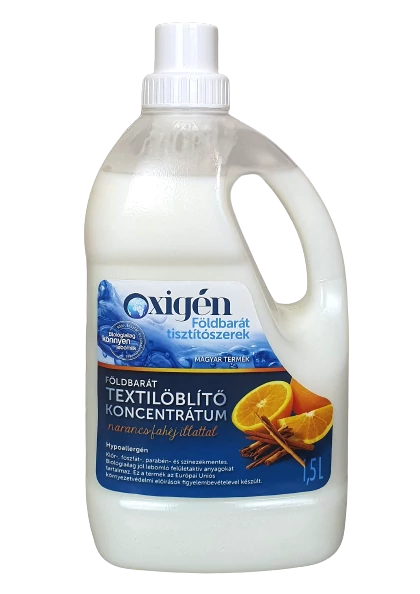 OXIGÉN Földbarát hypoallergén öblítő koncentrátum narancs-fahéj illattal 1,5 L