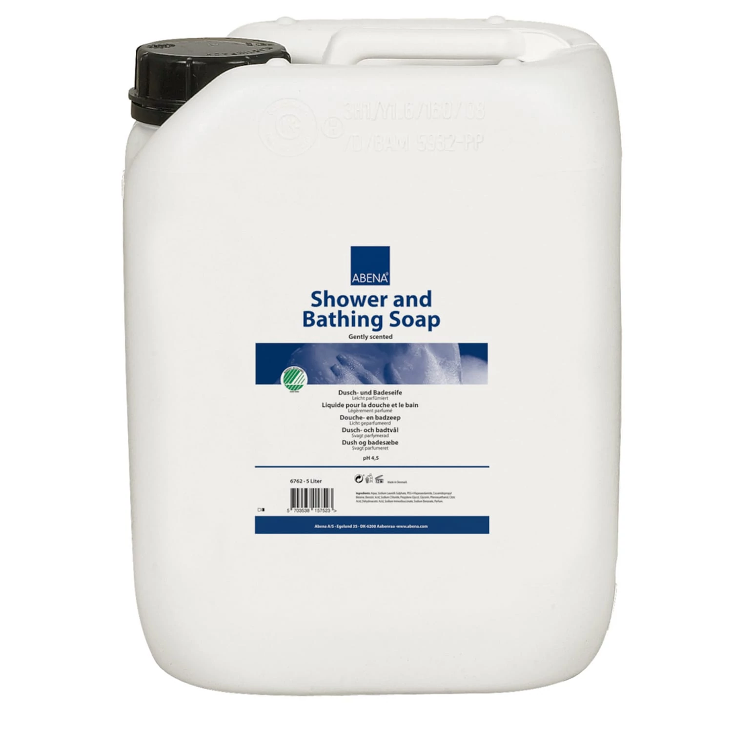 Abena 2 az 1-ben sampon és tusfürdő, 5L kanna