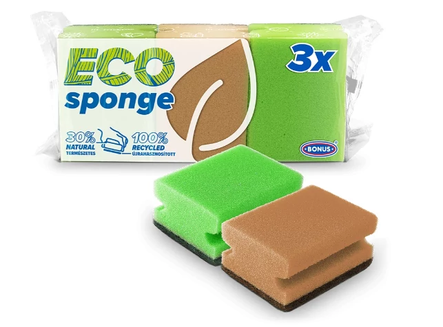 Bonus ECO formázott mosogatószivacs 3x kifutó termék