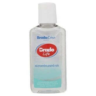 BradoLife kézfertőtlenítő gél, 50 ml