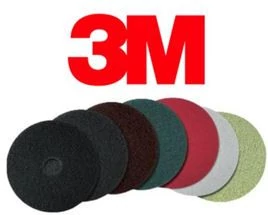 3M súrolókorong, 21 col, 530 mm, piros (5 db/karton)